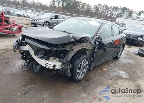 2018 Honda Civic Ex из США, поврежденный, VIN 2HGFC2F72JH542622